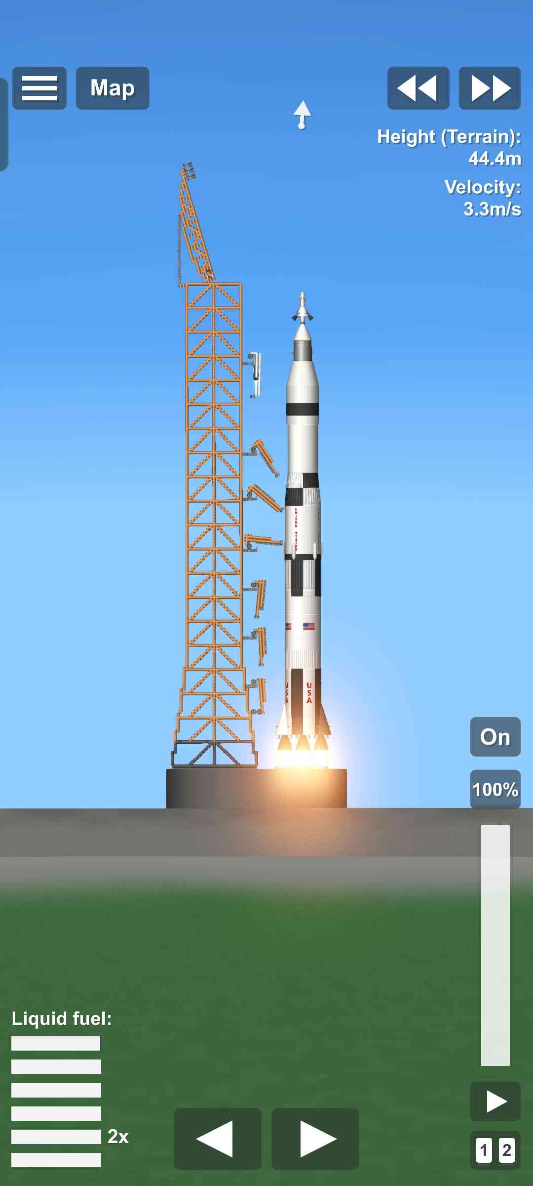 Saturn V V2 [UPDATED] for Spaceflight Simulator • SFS UNIVERSE